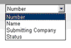 Submittal Report Dropdown